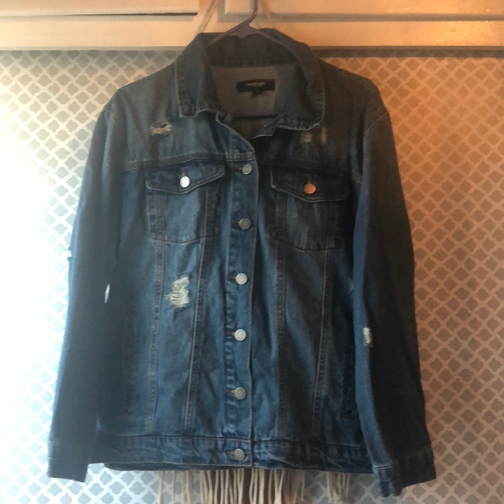 Button up jean jacket
